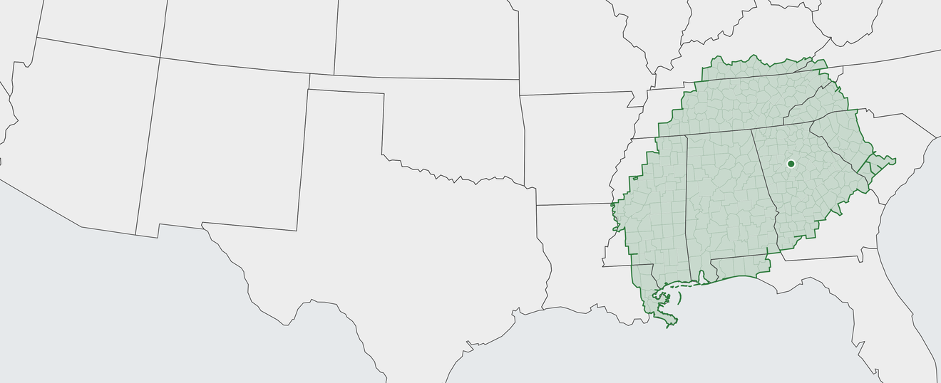 Map of Atlanta Area