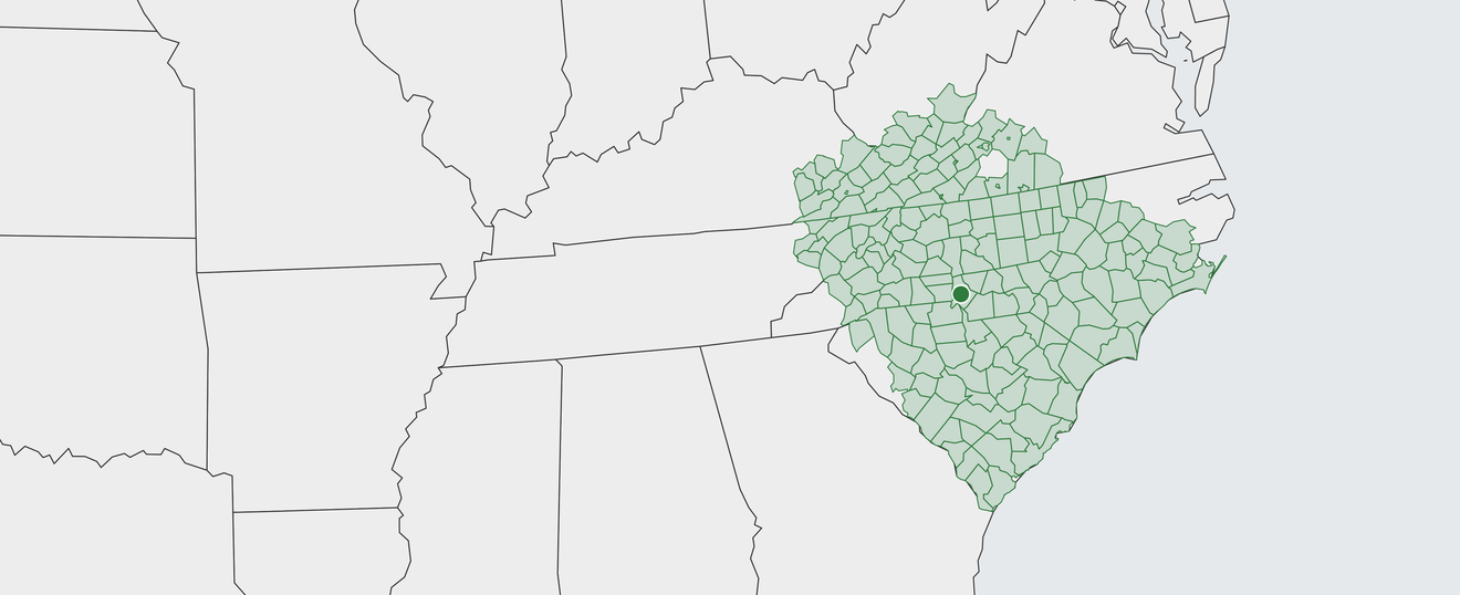 Map of Charlotte Area