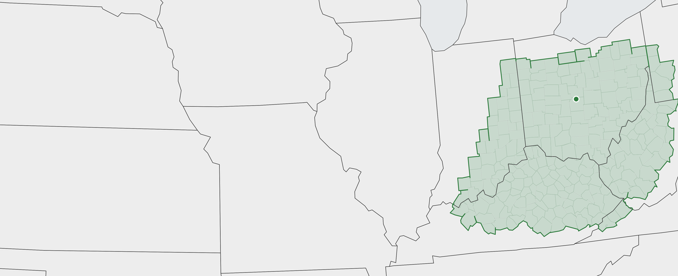 Map of Columbus Area