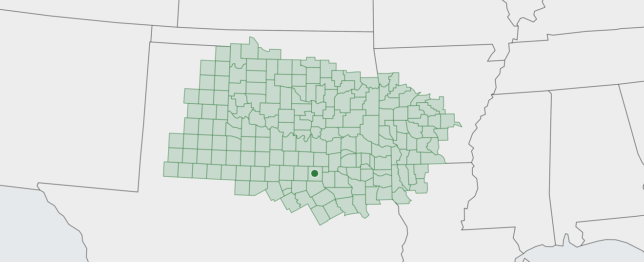 Map of Dallas Area