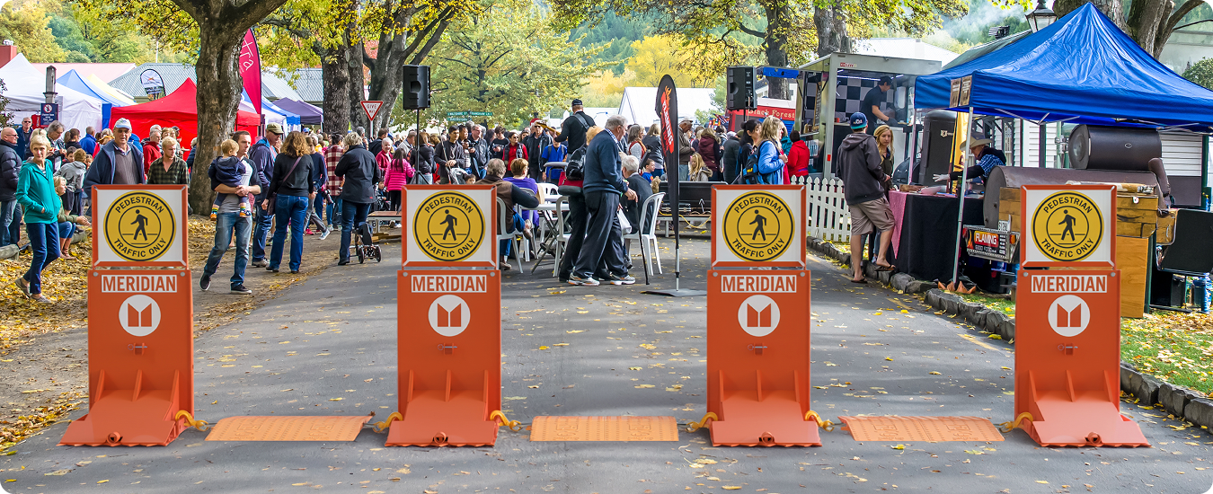 Mobile barrier rentals