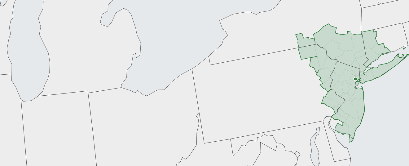Map of Newark Area