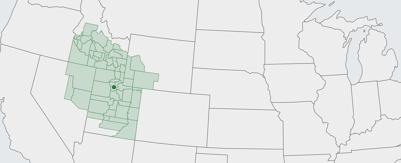 Map of Salt Lake City Area