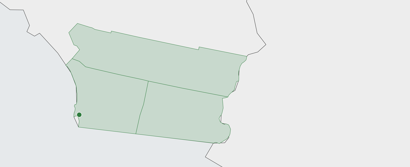 Map of San Diego Area