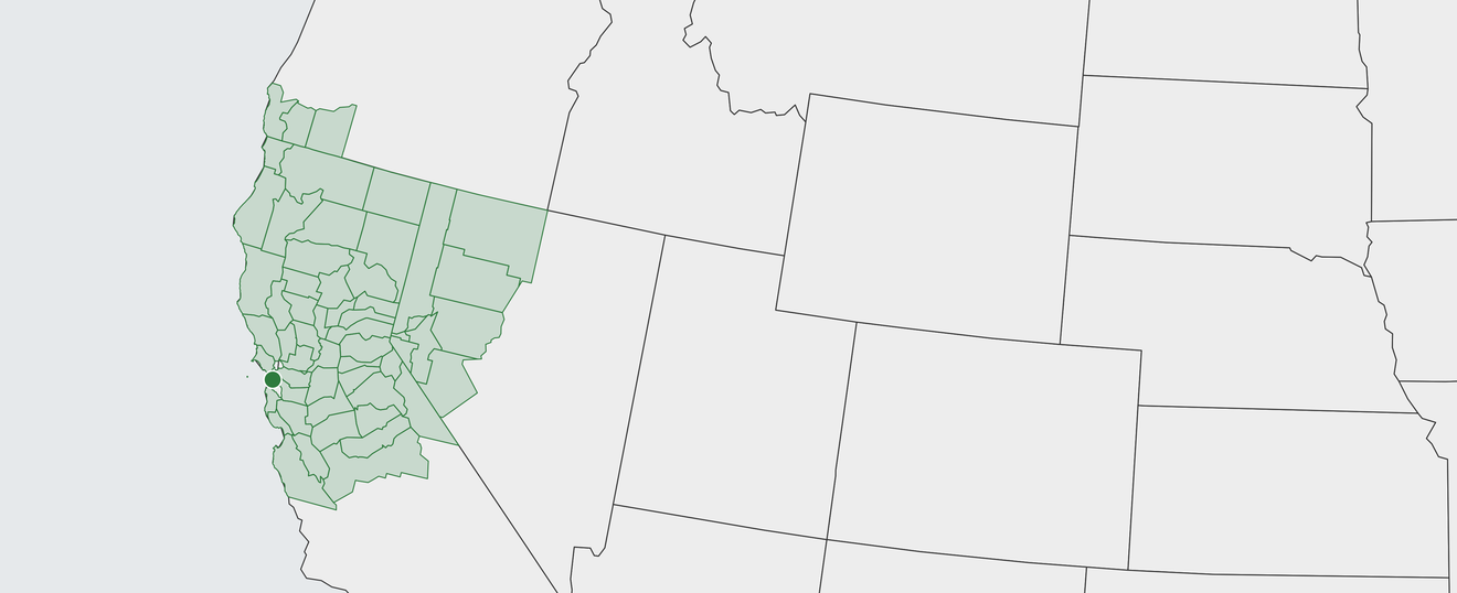 Map of San Francisco Area
