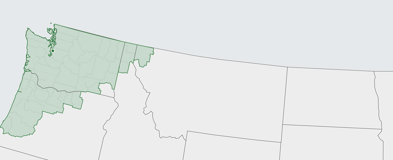 Map of Seattle Area