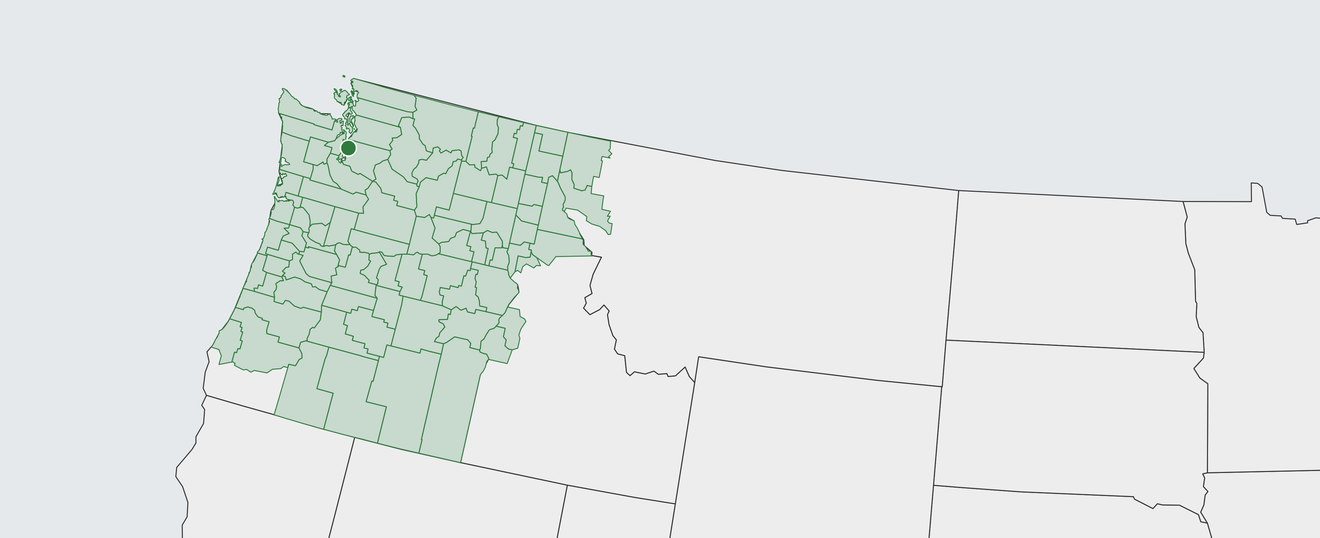 Map of Seattle Area